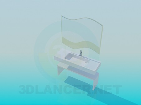 modello 3D Lavabo - anteprima