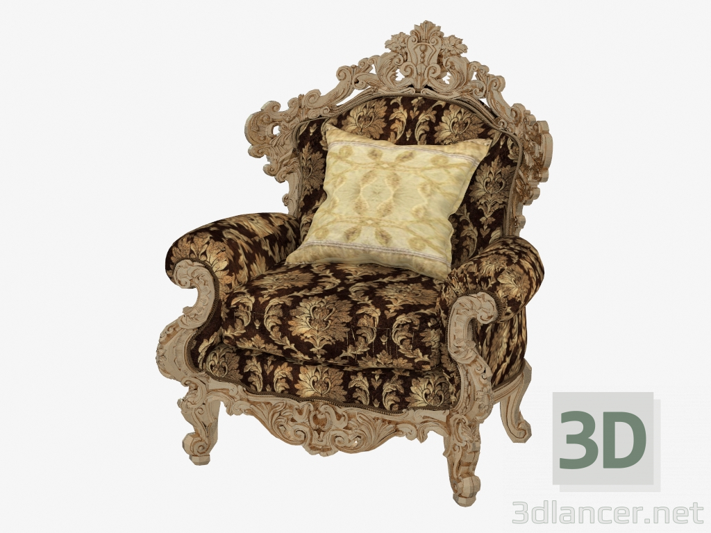 modèle 3D Fauteuil Villa Venezia (11416) - preview