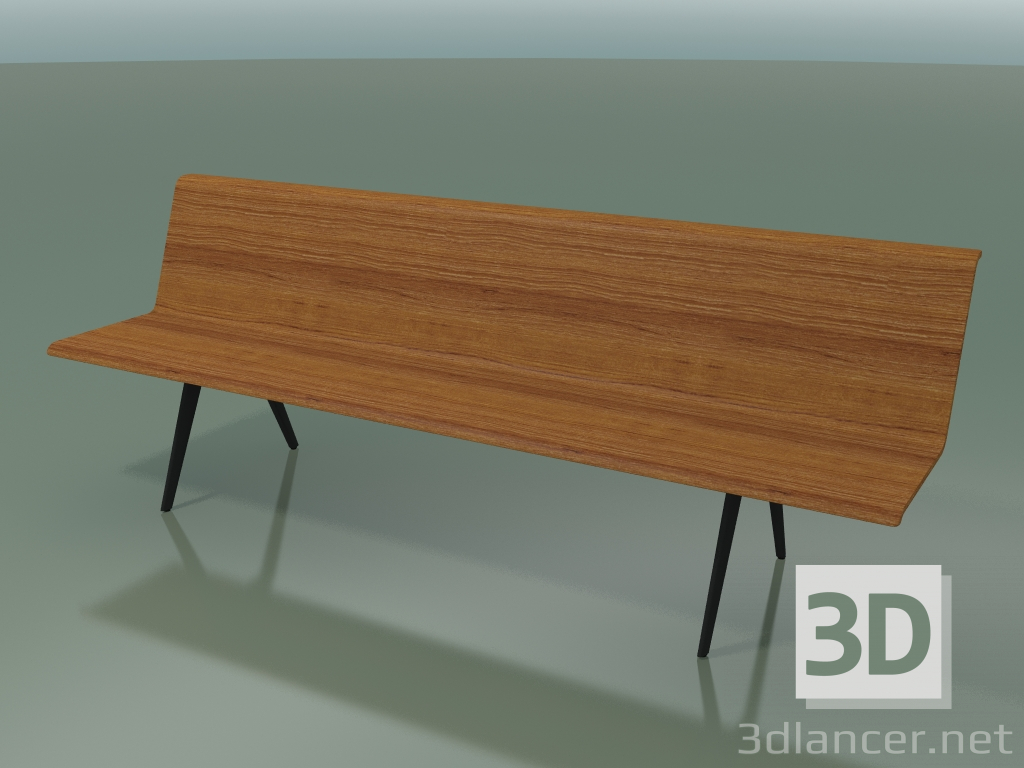 3d model Central module Eating 4607 (L 240 cm, Teak effect) - preview