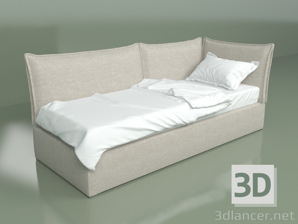 3d model Cervantes Small Bed - preview