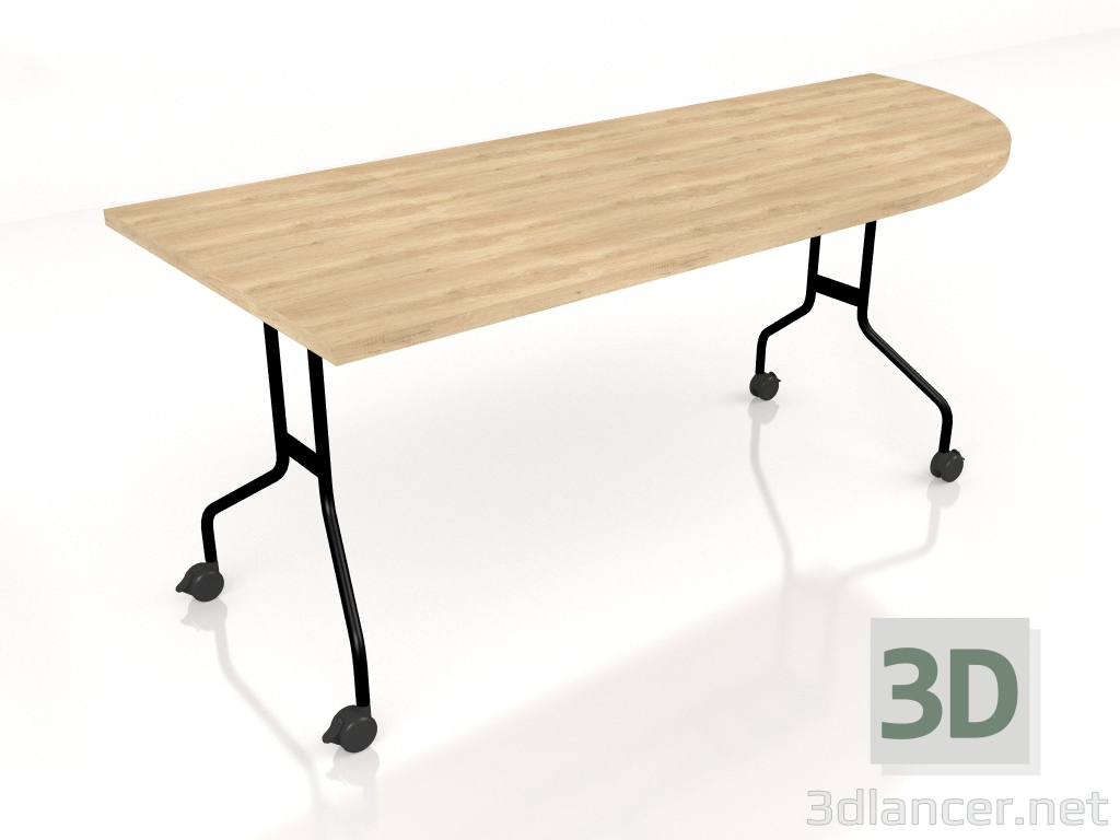 3d model Mesa de reuniones plegable Easy PFT05 (2000x800) - vista previa