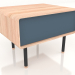 Modelo 3d Mesa de cabeceira Fina (Azul Smokey) - preview