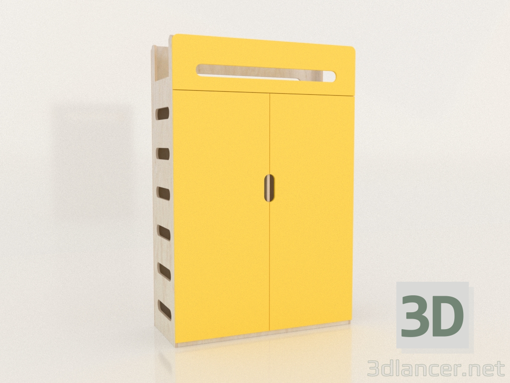 3D Modell Kleiderschrank geschlossen MOVE WF (WYMWF2) - Vorschau