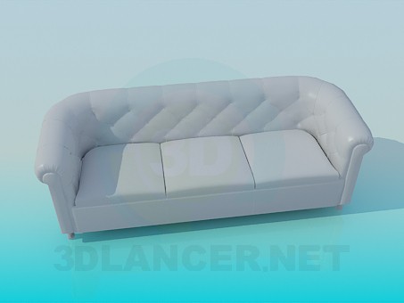 3D Modell Ein kleines sofa - Vorschau