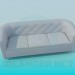 3D Modell Ein kleines sofa - Vorschau