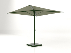 Folding umbrella with a large base (Bottle green)