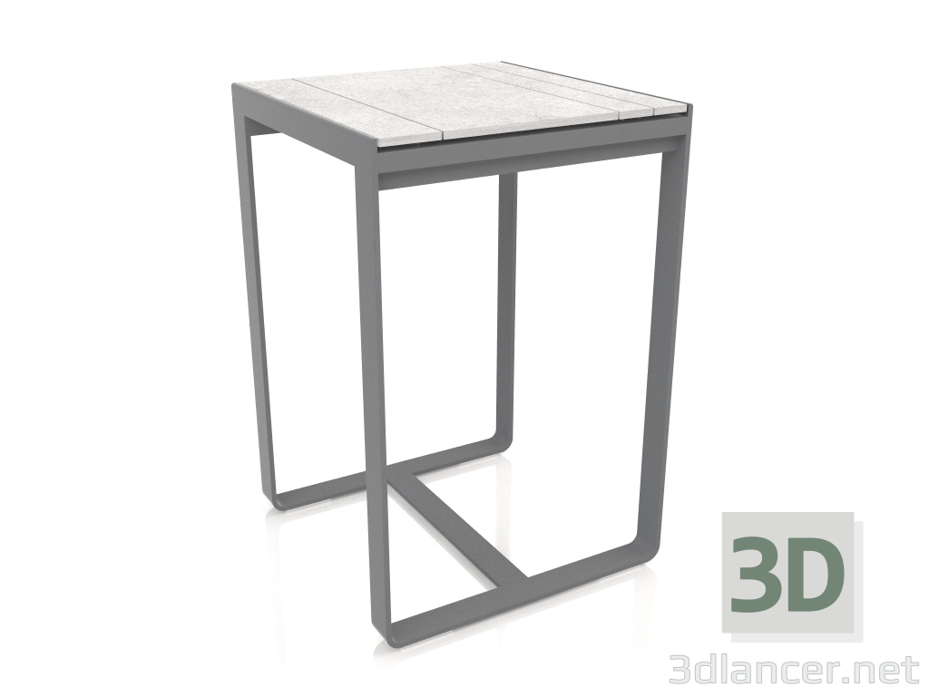 3d model Mesa de bar 70 (DEKTON Kreta, Antracita) - vista previa