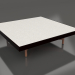 3d model Square coffee table (Black, DEKTON Sirocco) - preview