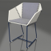 3d model Silla de comedor (Azul noche) - vista previa