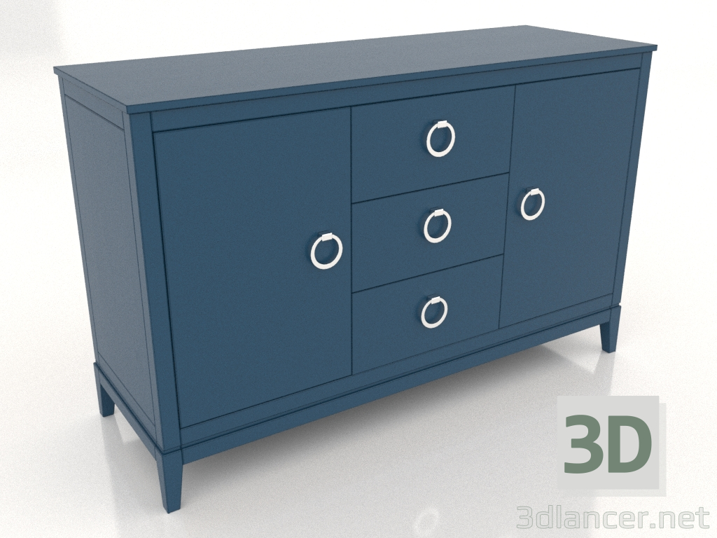 3D Modell Kommode (RAL 5025, Option 2) - Vorschau