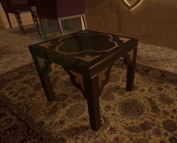 3d model Oriental table 1 - preview