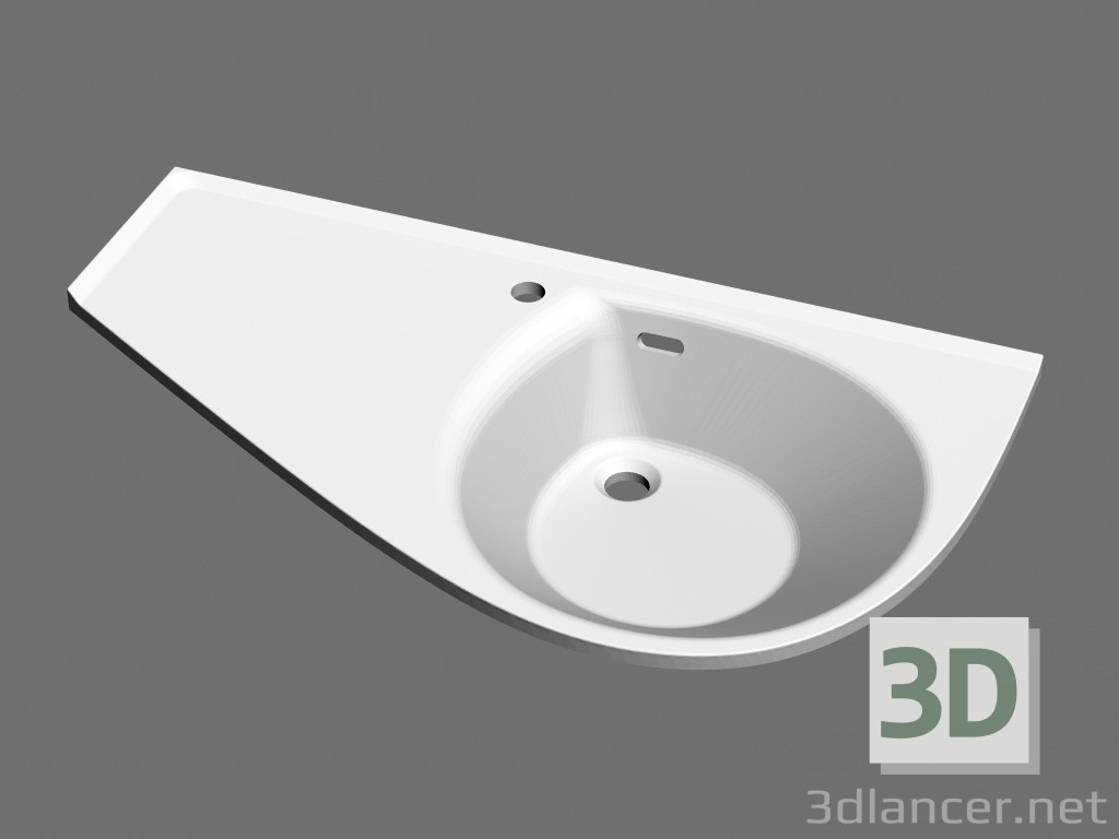 3d model Lavabo confort aguacate L - vista previa