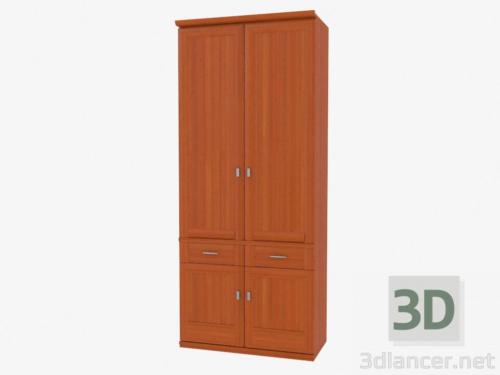 modello 3D Armadio guardaroba (9701-02) - anteprima