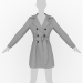 Impermeable de las mujeres 3D modelo Compro - render