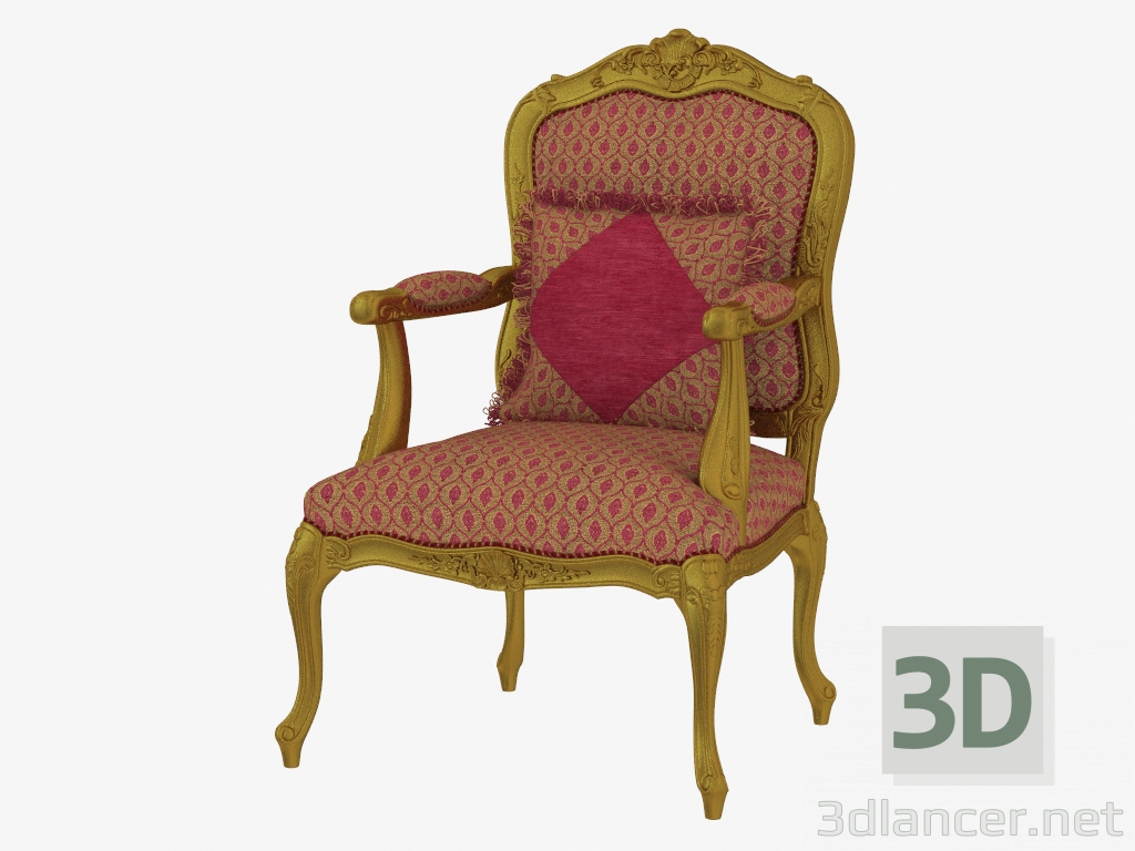 3d model Armchair (13433) - preview