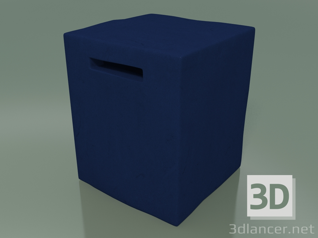 3d model Side table, ottoman, street InOut (42, Blue Ceramic) - preview