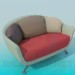 modèle 3D Fauteuil-canapé - preview