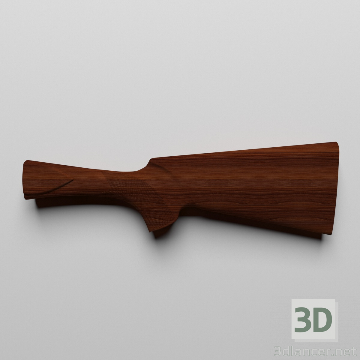 3d model IZH 58 stock - preview