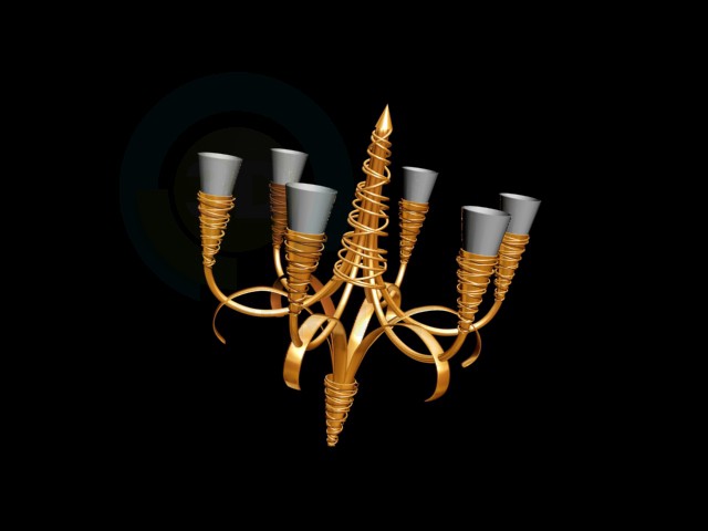 Modelo 3d Candelabros - preview