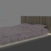 3D Modell Bett - Vorschau