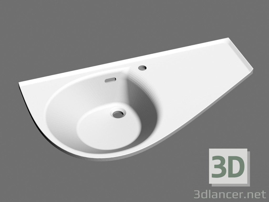 Modelo 3d Lavatório conforto abacate R - preview