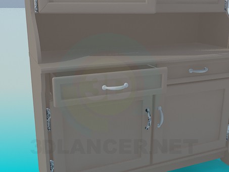 3d model Buffet - preview