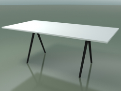 Mesa retangular 5411 (H 74 - 99x200 cm, laminado Fenix F01, V44)