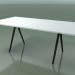 3d model Rectangular table 5411 (H 74 - 99x200 cm, laminate Fenix F01, V44) - preview