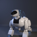 3d Robot Dog model buy - render