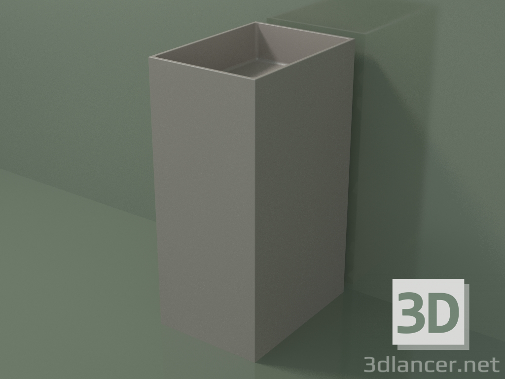 3d model Lavabo de pie (03UN16301, Clay C37, L 36, P 50, H 85 cm) - vista previa