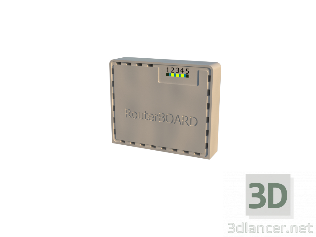 Modelo 3d Roteador - preview