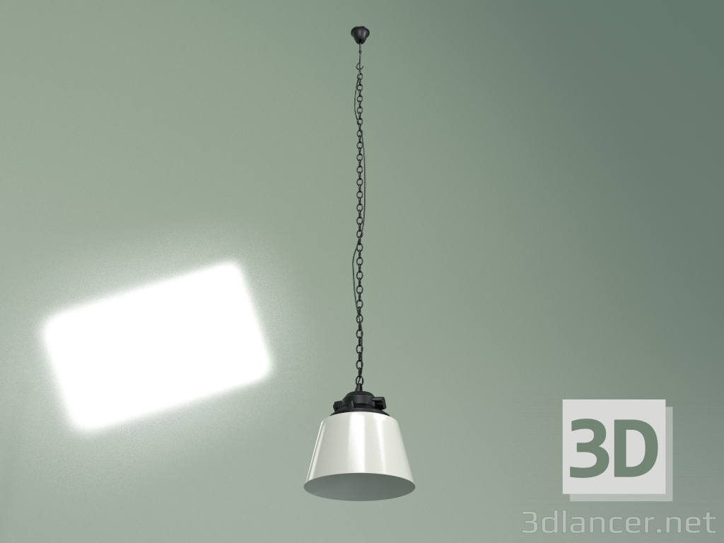 Modelo 3d Luminária pendente Ponto forte (branco) - preview