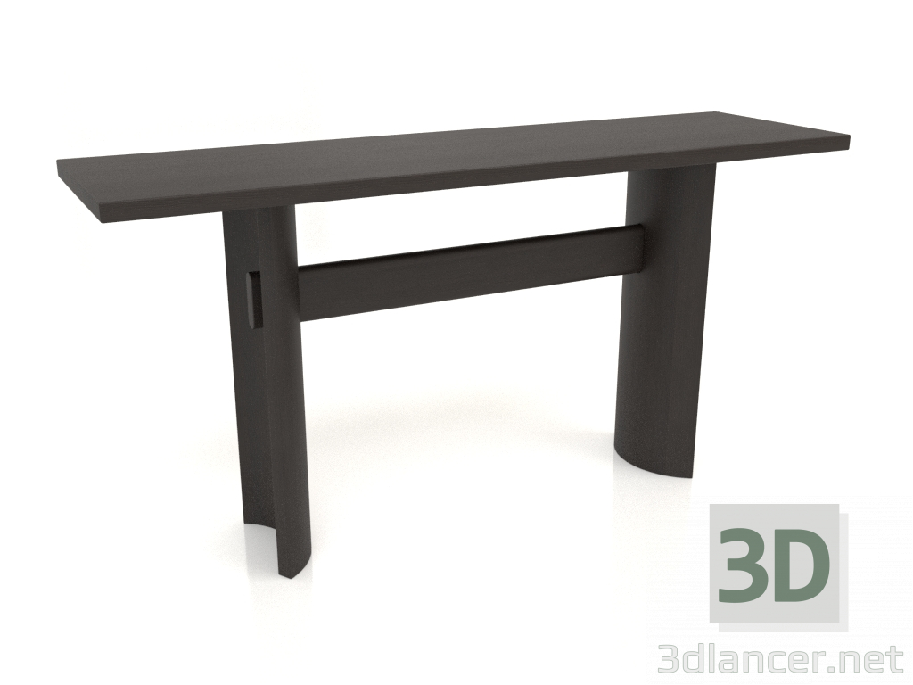 3D Modell Konsole DT 05 (1400x400x700, Holzbraun) - Vorschau