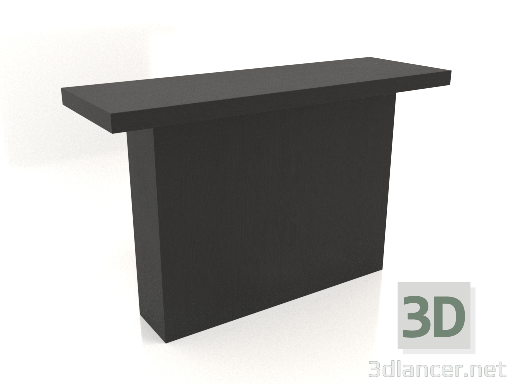 3d модель Стіл консольний KT 10 (1200х400х750, wood black) – превью