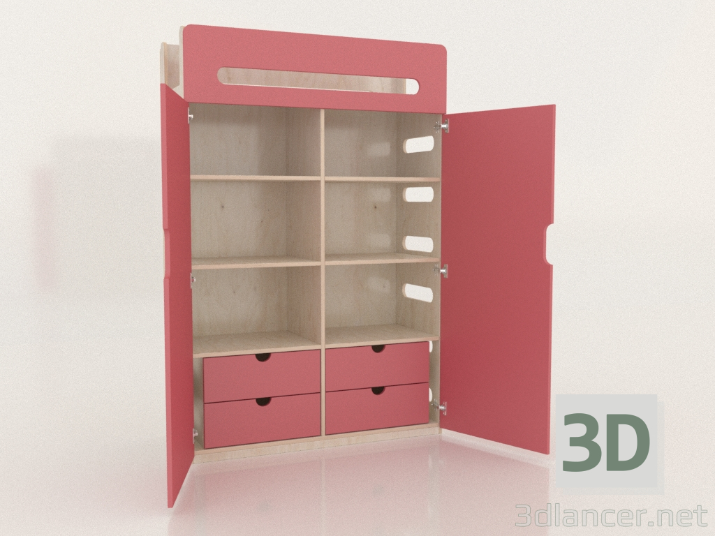 modèle 3D Armoire ouverte MOVE WF (WEMWF2) - preview