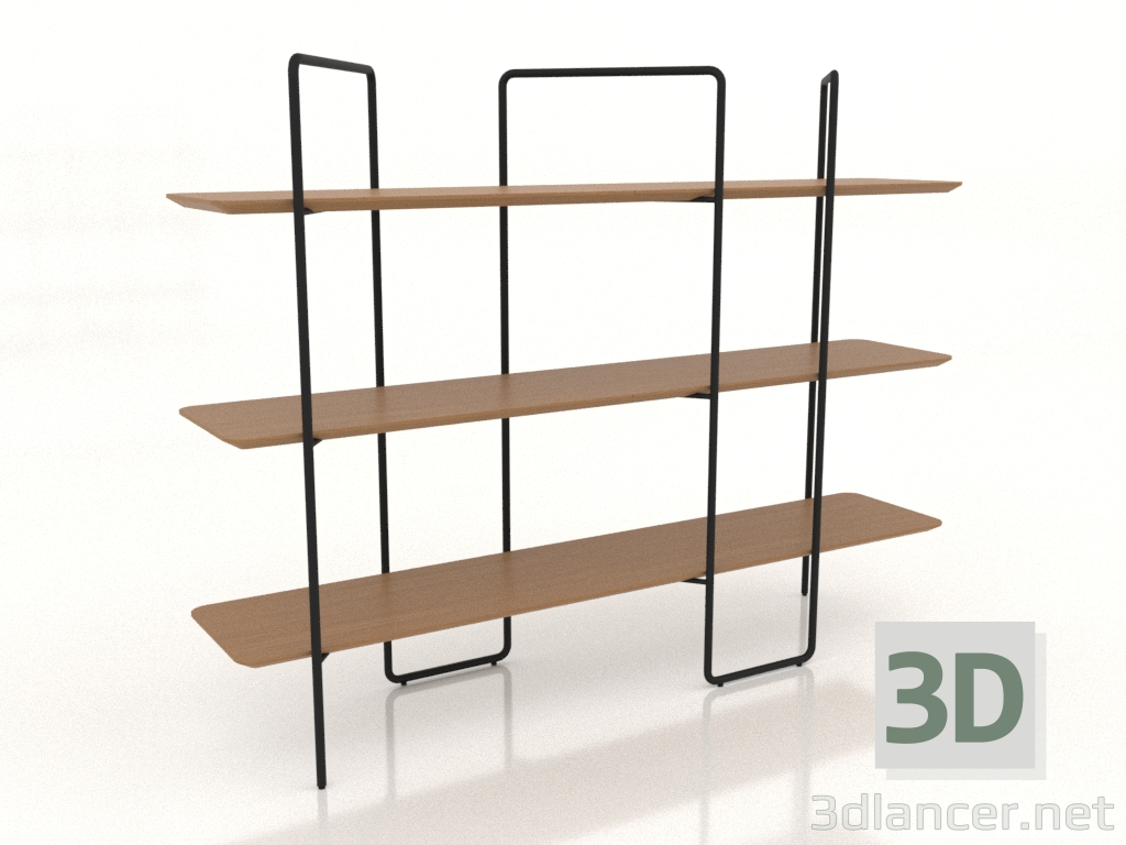 3d model Bastidor modular 05 (3x3) - vista previa