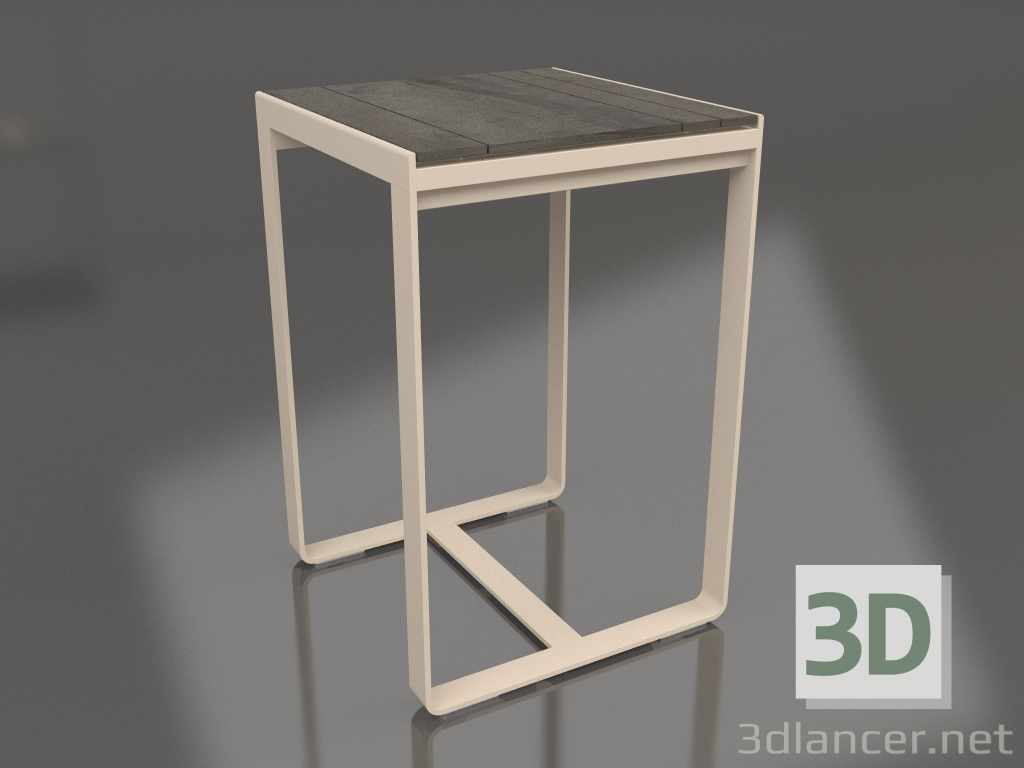 Modelo 3d Mesa alta 70 (DEKTON Rádio, Areia) - preview