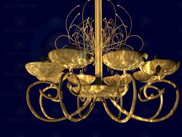 Modelo 3d Candelabro - preview