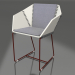 3d model Dining chair (Wine red) - preview