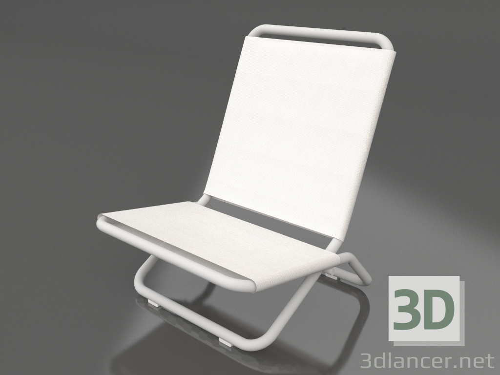 modèle 3D Chaise (Gris) - preview