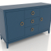 3d model Chest of drawers (RAL 5025, option 4) - preview