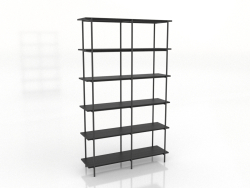 Rack 4 1200X350X1950 mm (nero RAL 9005)