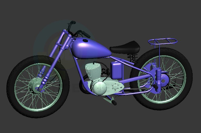 3d model Moto BSA - preview