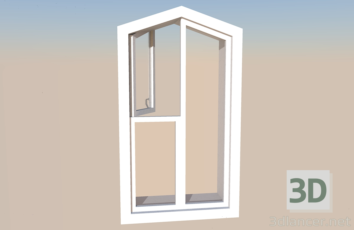 3D modeli Pencere - önizleme