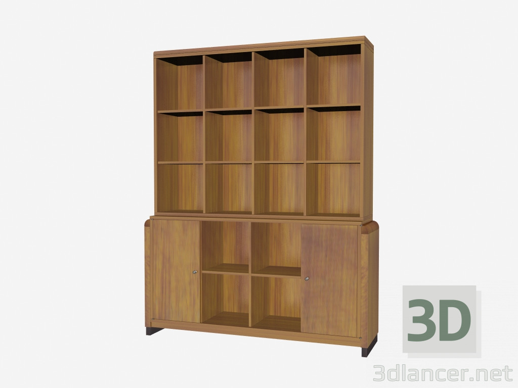 3d model Librería GN005 - vista previa