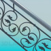 3d model Wrought iron stair part - preview