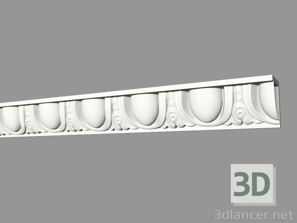 modello 3D Cornicione sagomato (KF97) - anteprima