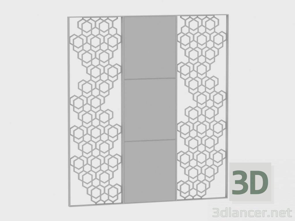 3d модель Ширма ROTARY (161XH180) – превью