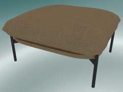 Pouffe Cloud (LN4, 78x74 H 40cm, patas negras cálidas, Hot Madison 495)