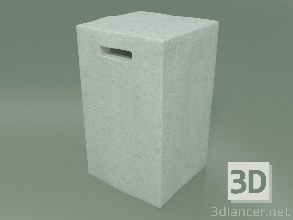 Modelo 3d Mesa de apoio, otomano, rua InOut (43, cerâmica branca) - preview